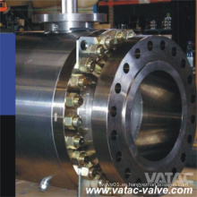 Cl150 y 150 libras Trunnion y tres piezas flotantes CF8m y CF8 y F304 y F316 Gear F. P &amp; R. Válvula de bola P